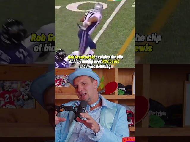 Gronk ran over Ray Lewis  #nfl #shorts #shortsyoutube #youtubeshorts (@dudesondudes )