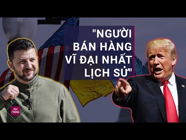 Ông Trump gọi Tổng thống Ukraine Zelensky là "người bán hàng vĩ đại nhất lịch sử" | VTC Now