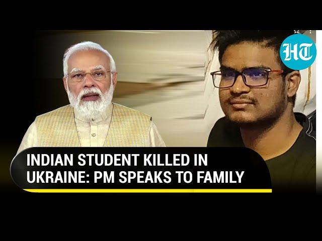 PM Modi speaks to family of Indian student killed in Ukraine; Chairs high-level meeting in Delhi