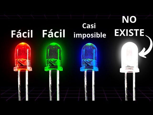 Los LEDs de color blanco NO EXISTEN ️