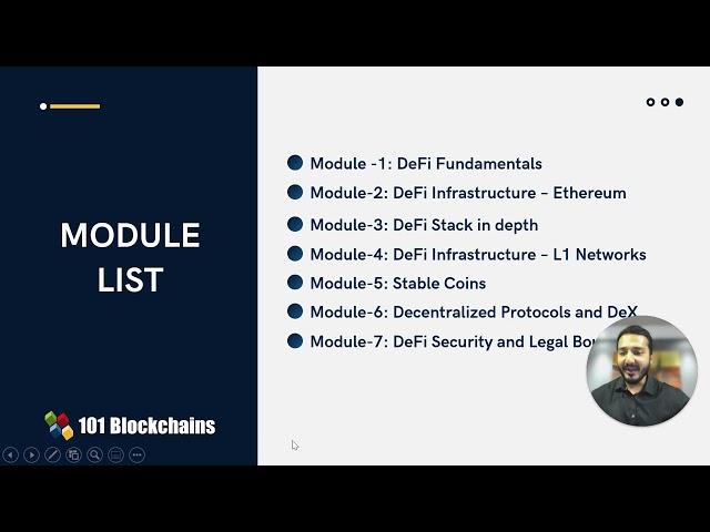 Decentralized Finance (Defi) Course - Intermediate Level - 101 Blockchains