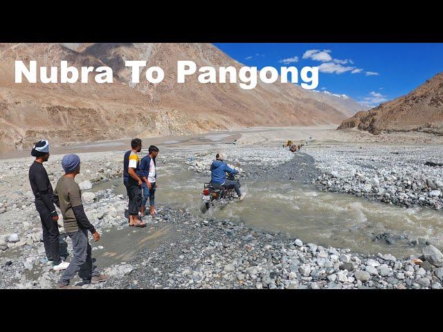 Pangong Lake Pahuchna Ho Gaya Mushkil | Nubra to Pangong | Ladakh Road Trip | Manish Solanki Vlogs