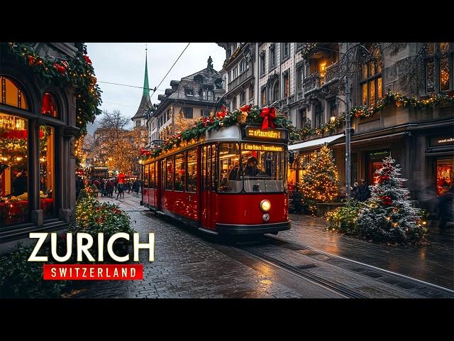 ZURICH, Switzerland - The Most EXPENSIVE CHRISTMAS places IN THE WORLD