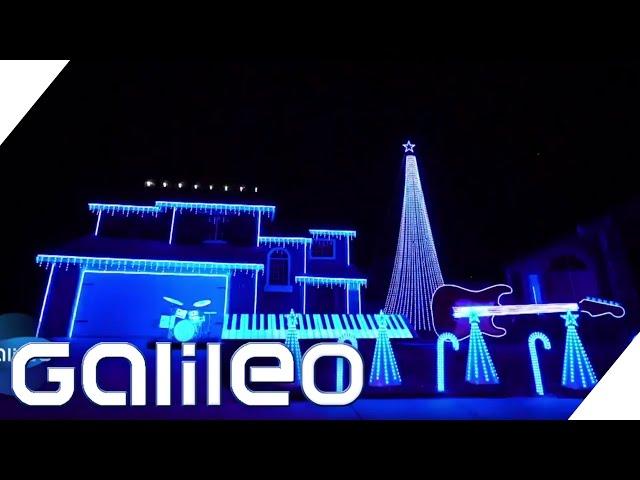 Crazy Weihnachts-Lichtshow in Kalifornien | Galileo | ProSieben