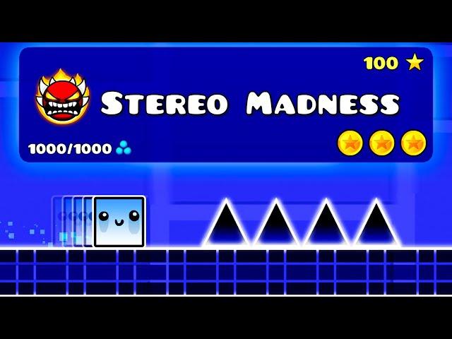 Усложняю Stereo Madness до экстрим демона | Geometry Dash