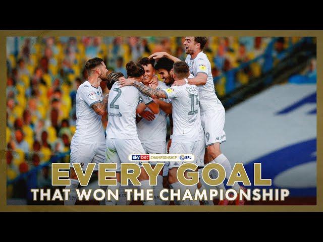 EVERY Leeds United goal that won the Championship title! | 2019/20 season