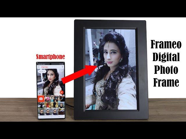 Instantly Share Photos from Your Smartphone to Frameo WiFi Photo Frame (Best Digital Photo Frame)