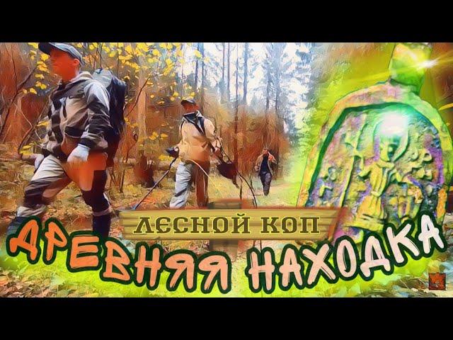 Редкая древняя находка, на  лесном копе. Лесной коп по старине, в Клинском районе. Коп по старине.