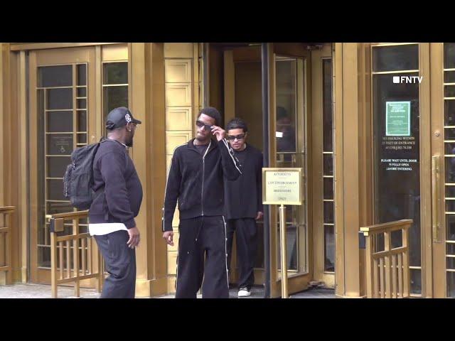 "King", Sean "Diddy" Combs son enters Manhattan Court after Diddy's Arrest