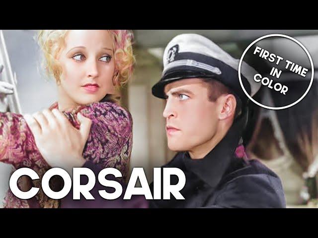 Corsair | COLORIZED | Full Adventure Movie | Classic Film