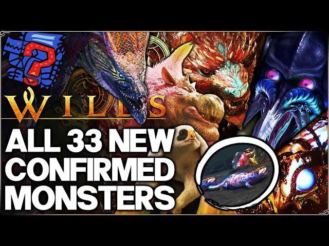 Monster Hunter Wilds - ALL 33 New Confirmed Monsters & 3 Likely to Return - HUGE Secrets You Missed!