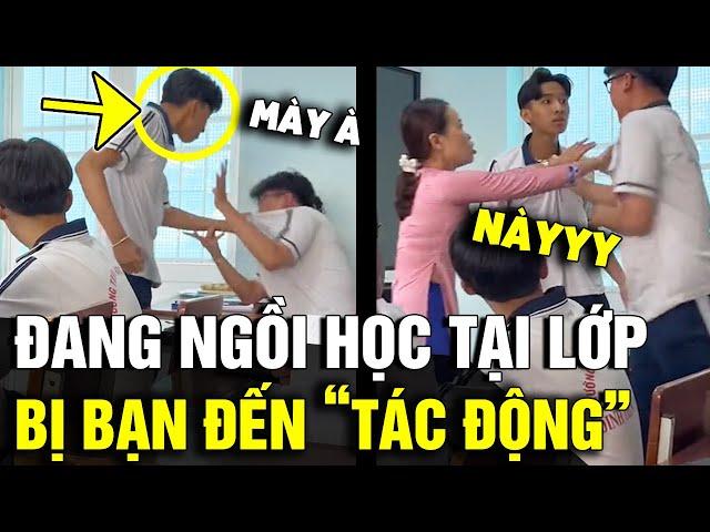 Dùng vật lạ TÁC ĐỘNG lên đầu bạn, nam sinh khiến 'CÔ GIÁO BÀNG HOÀNG' và cái kết | Tin Nhanh 3 Phút