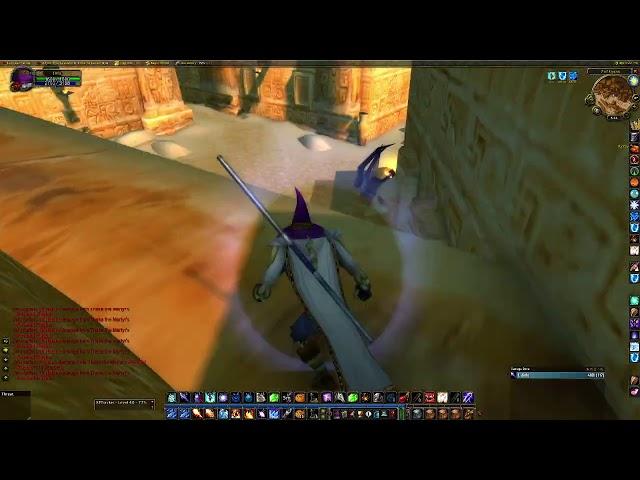 WoW Classic Zul Farrak Mage Solo Aoe Leveling LEVEL 40!