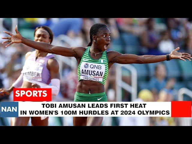 Paris Olympics | Tobi Amusan Leads First Heat in Women's 100m Hurdles