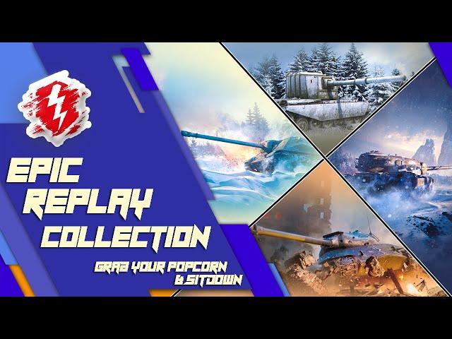 EPIC Replay Collection | Grab You'r Popcorn And Sit Down | Crazy Ammoracks | _-WoT Blitz_- !!