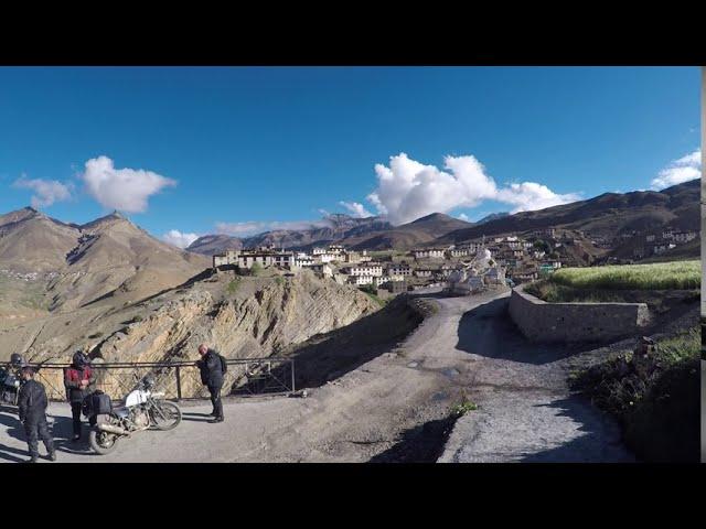 Grand View of Kibber village at Spiti valley ( Little Tibet )