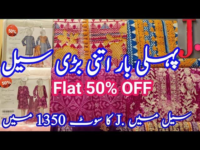 J. Junaid Jamshed Flat 50% OFF Entire Collection || J. Junaid Jmashed