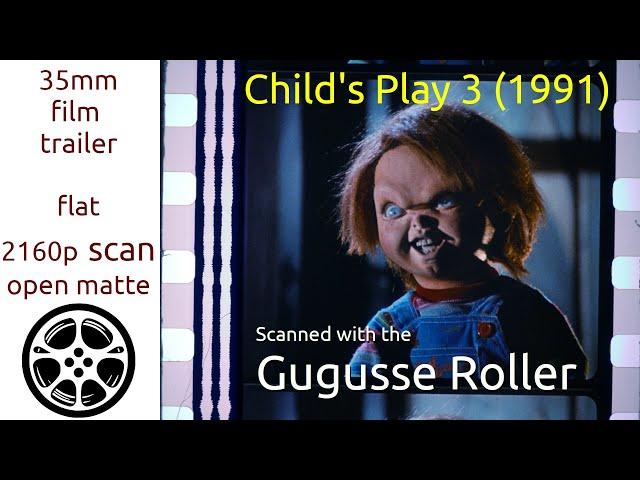 Child's Play 3 (1991) 35mm film trailer, flat open matte, 2160p