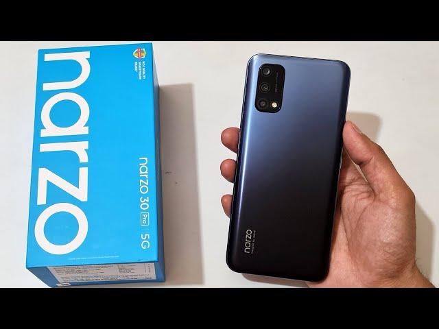 Realme Narzo 30 Pro 5G Unboxing -  48MP Triple Rear Cameras, 120Hz Fluid Display & Great Looks