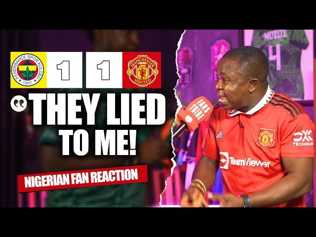 FENERBAHCE 1-1 MANCHESTER UNITED  ( Henry -NIGERIAN FAN REACTION)EUROPA LEAGUE -24-25 HIGHLIGHT