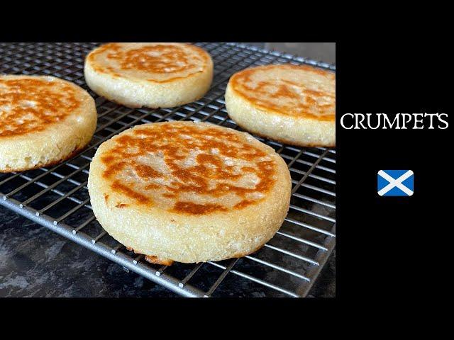 Traditional Homemade British savoury crumpet recipe | Breakfast Crumpets