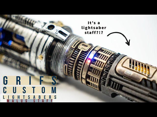 Grif Lightsabers’ ‘Malus Staff’ with a Custom Hybrid Chassis