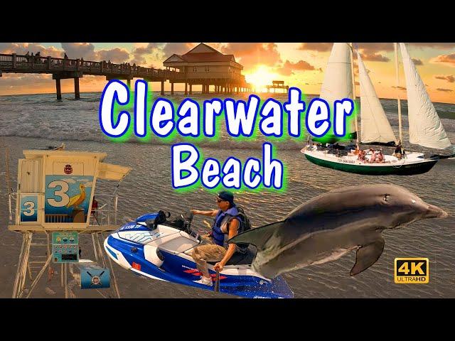 CLEARWATER BEACH  Boat Tours, Jet Ski, Parasail, Performers, Lodging & Food