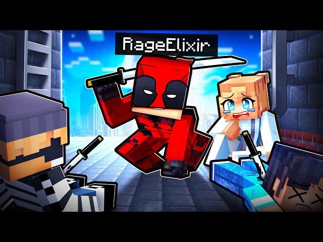 Playing as PROTECTIVE DEADPOOL in Minecraft!