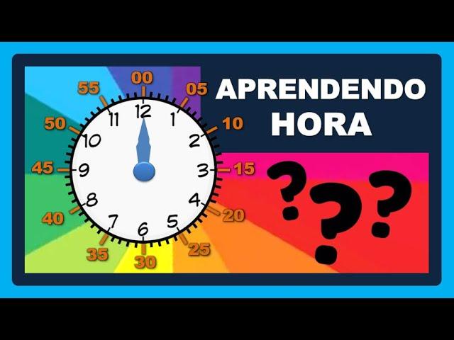 Aprendendo a olhar as horas e os minutos | Relógio de Ponteiro | Medidas de tempo