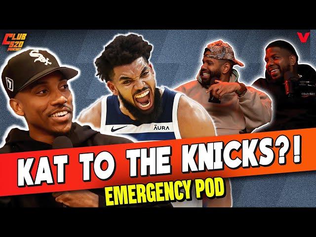 Jeff Teague REACTS to Karl-Anthony Towns trade to Knicks, Julius Randle to Timberwolves | Club 520