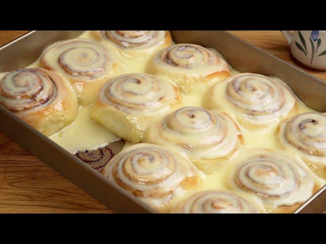 Delicious cinnamon rolls with simple ingredients, always an impressive result