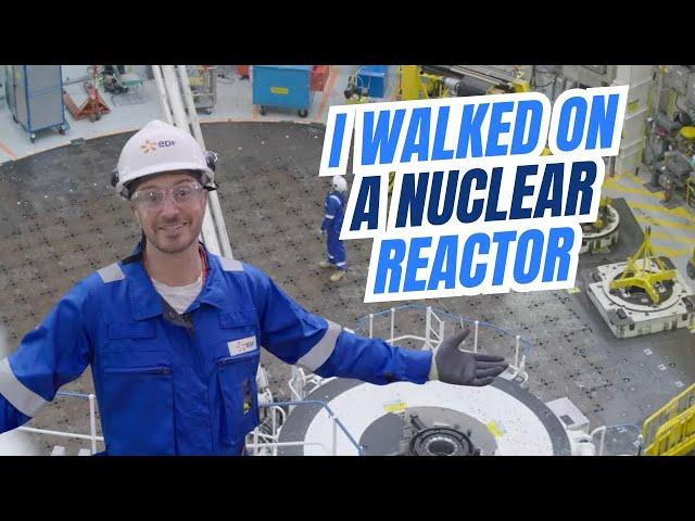 What's it like to stand on top of a nuclear reactor? Go behind the scenes of a nuclear power station