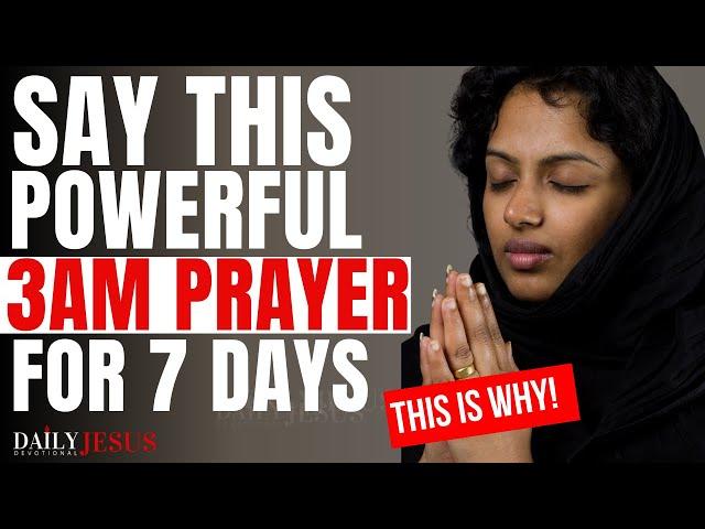 Pray This When You Wake Up At 3am | Powerful Morning Prayer For Breakthrough (Christian Motivation)