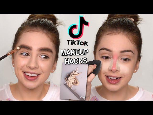 Testing Viral TikTok MAKEUP HACKS