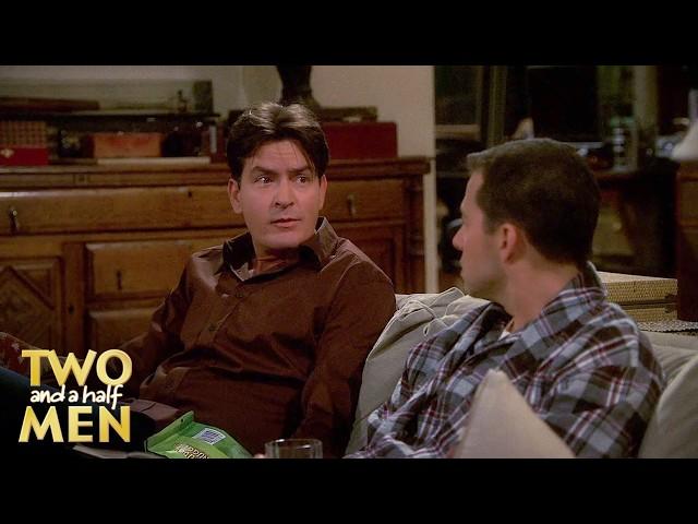 Alan Calls His High School Sweetheart | Two and a Half Men