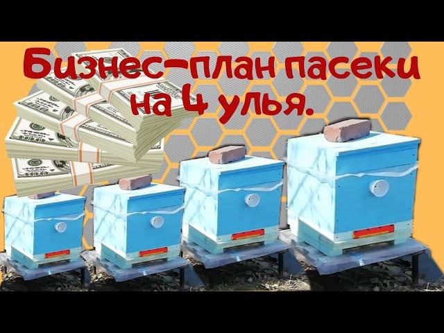 Бизнес - план пасеки на 4 улья. - Пасека с нуля.