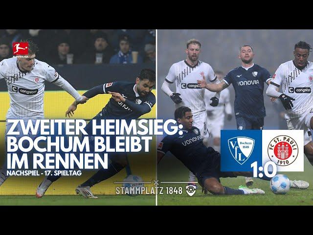 BOCHUM BLEIBT IM RENNEN - VfL Bochum 1848 1:0 FC St. Pauli