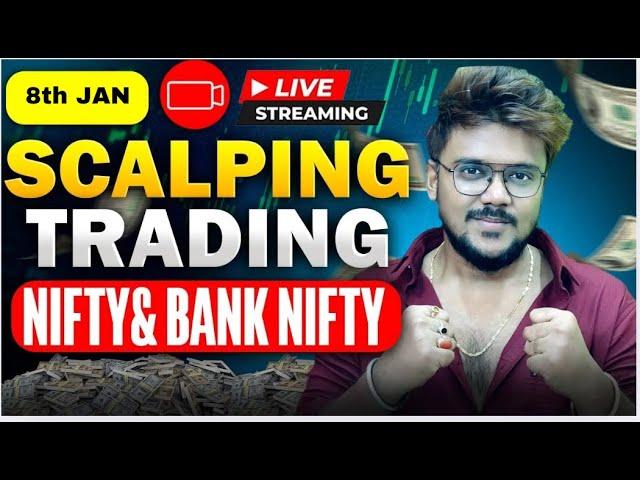 Banknifty & Nifty Live Optionstrading | 8 January | Zero Hero live trade #banknifty #nifty