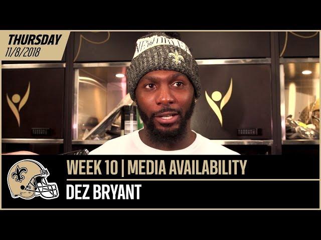 Dez Bryant: 'Who wouldn't want to play with Drew Brees?' | Week 10 Post-Practice