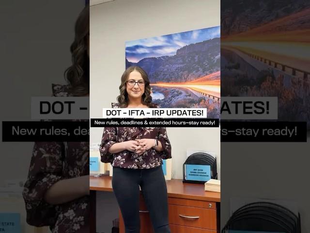 DOT IFTA IRP UPDATES