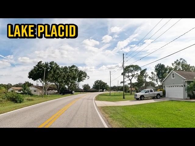 Driving Through Lake Placid Florida