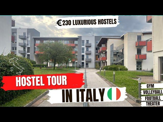 STUDENT HOSTELS IN ITALY || €230 PRIVATE ROOM IN TRENTO || Unbelievable Luxuries Revealed !!