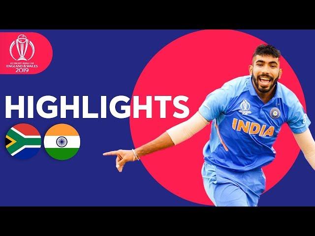 Rohit Hundred Seals Win | South Africa vs India - Match Highlights | ICC Cricket World Cup 2019