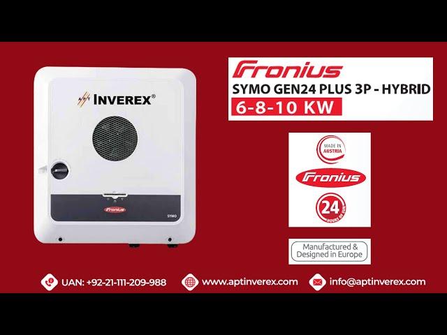 Fronius SYMO GEN 24 PLUS 3P Hybrid 6-8-10 KW Review | European & Australian Manufacture | ReviewsAUR