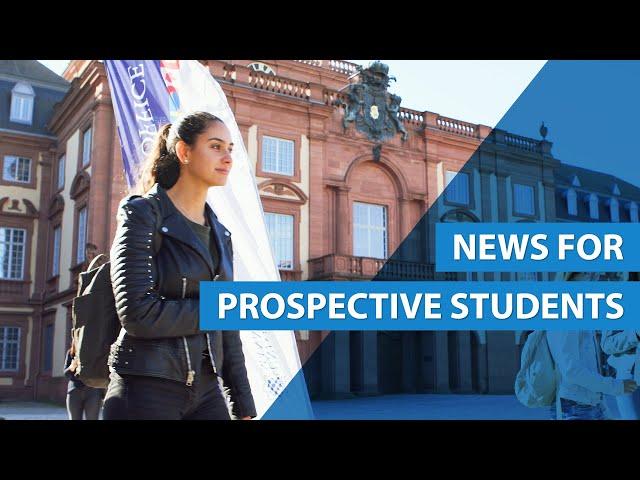 News for prospective students