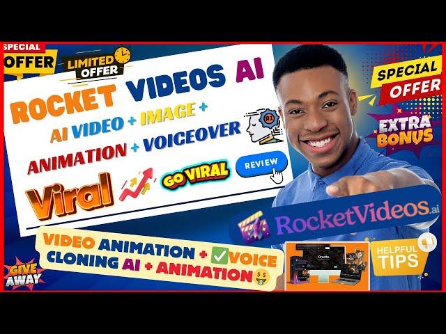 RocketVideos AI Review  RocketVideos Review  [AI Video Generator + AI Image Generator]