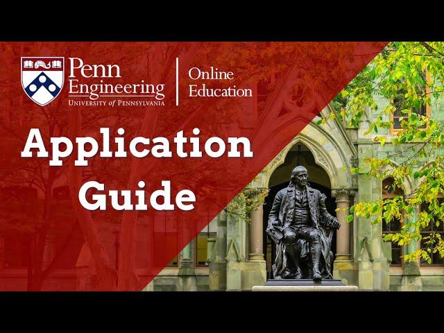Penn Engineering Online | Application Guide