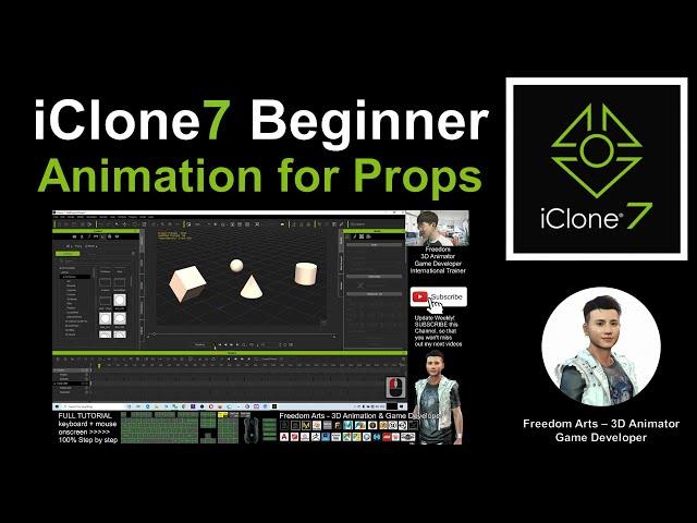 How to create prop animation - iClone 7 Tutorial