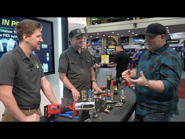 In the Viega Booth with Mechanical Hub - AHR 2025