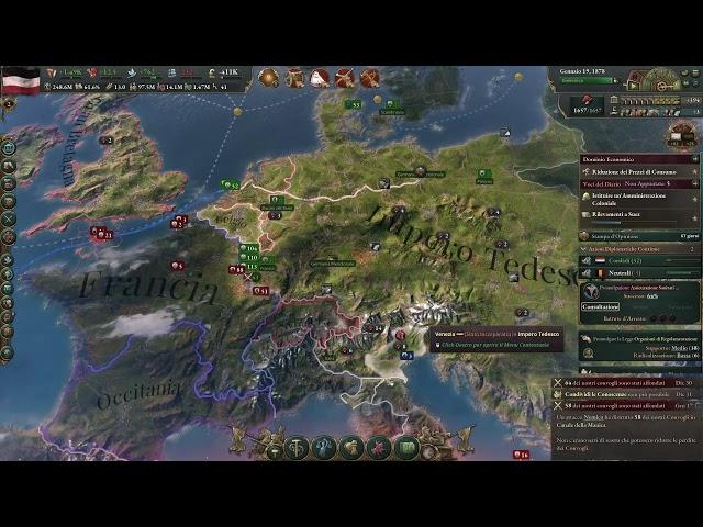 Berlino Caput Mundi || Victoria 3 Sphere of Influence || LIVE ITA 3